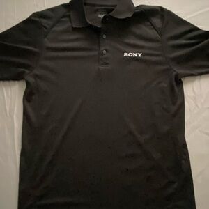 Sony Classic Black Polo Shirt for Men
